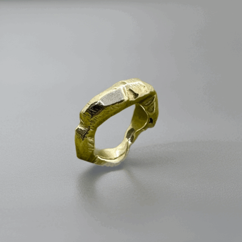 Brass Chunky Dunk Ring By Sophia's Jewellery Co