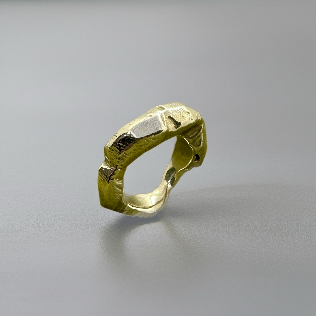Brass Chunky Dunk Ring By Sophia's Jewellery Co