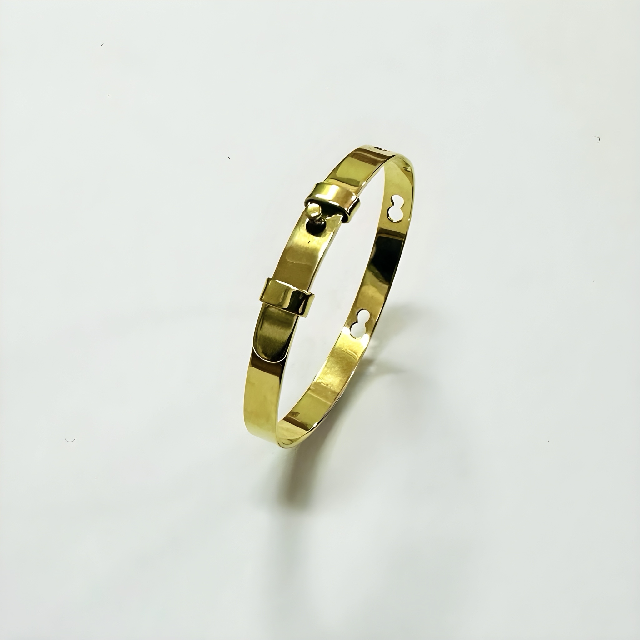 Brass Belt Bangle by Sophia's Jewellery Co